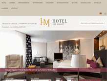 Tablet Screenshot of hotel-am-markt.de